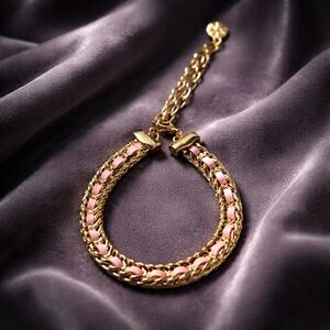 Mary Kay Elegant Gold and Pink Bracelet
